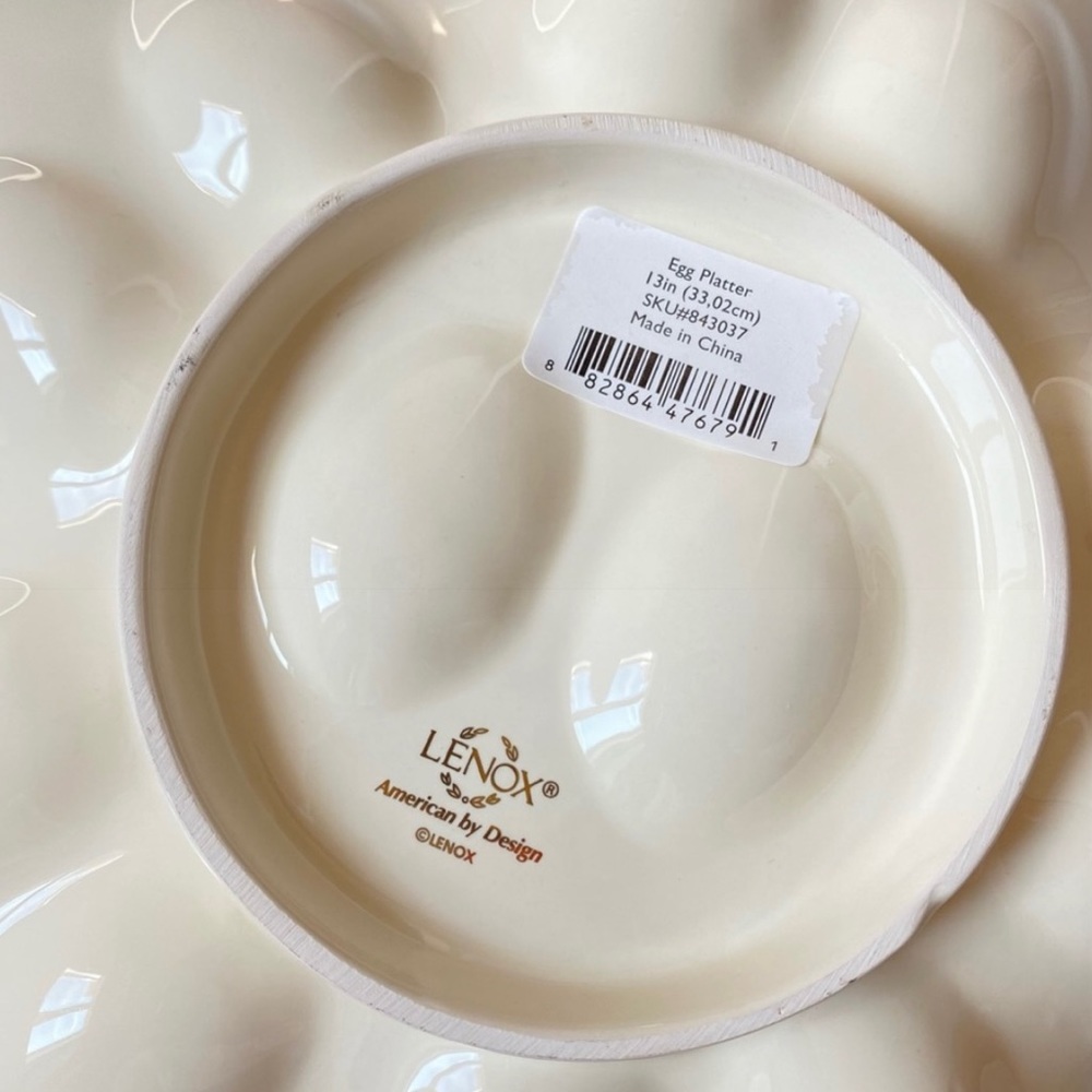 New Lenox Egg Platter - Picture 3 of 4